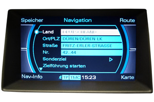 Audi Q7 Navigationsgerät GPS Empfang gestört, Navi Routenberechnung fehlerhaft