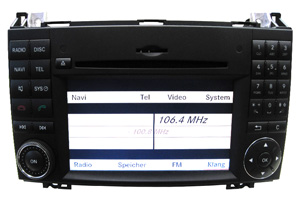 Mercedes B Klasse Navigationsgerät Pixelfehler Reparatur, Navi - Display / Monitor defekt