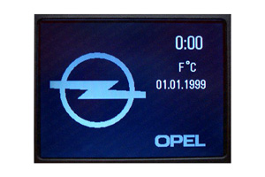 Opel Corsa Navigationsgerät Pixelfehler Reparatur, Navi - Display / Monitor defekt