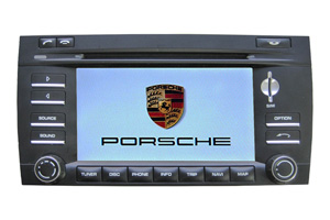 Porsche Cayenne Navigationsgerät Pixelfehler Reparatur, Navi - Display / Monitor defekt