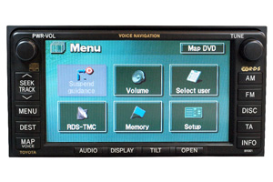 Toyota Avensis Navigationsgerät Pixelfehler Reparatur, Navi - Display / Monitor defekt