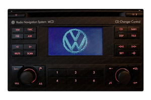 VW Bus T5 Navigationsgerät Pixelfehler Reparatur, Navi - Display / Monitor defekt