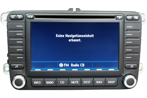VW Bus T5 Navigationsgerät Pixelfehler Reparatur, Navi - Display / Monitor defekt