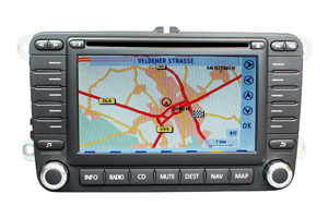 VW Golf Navigationsgerät Pixelfehler Reparatur, Navi - Display / Monitor defekt
