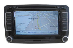 VW Touran Navigationsgerät Pixelfehler Reparatur, Navi - Display / Monitor defekt