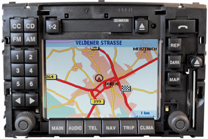 Lancia Lybra Navigationsgerät Pixelfehler Reparatur, Navi - Display / Monitor defekt