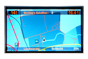 Peugeot 607 Navigationsgerät Pixelfehler Reparatur, Navi - Display / Monitor defekt