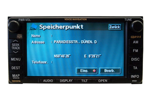 Avensis - Navi Reparatur Voice Navigation