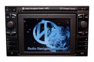 VW Sharan Navigationsgerät Pixelfehler Reparatur, Navi - Display / Monitor defekt